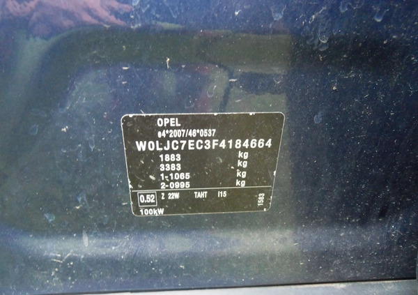 Opel Mokka cena 26900 przebieg: 173000, rok produkcji 2015 z Libiąż małe 301